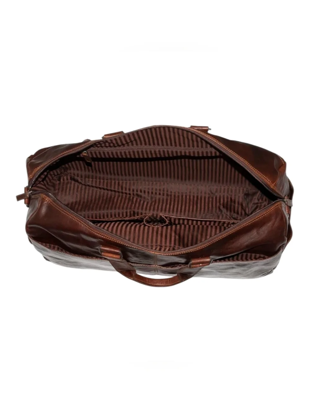 Jack Georges Voyager Buffalo Leather Weekender Duffle Bag Large 22